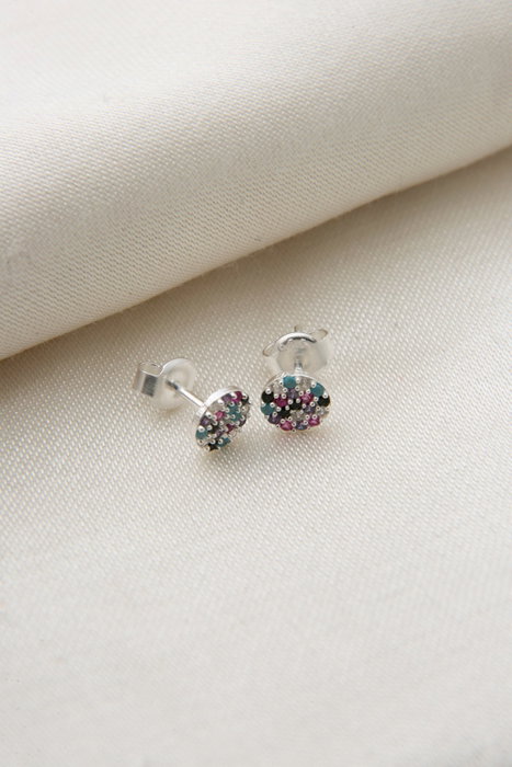 Heliophilia Silver Pendientes de Plata de Ley 925 con Rodio, 5,9 mm Heliophilia Silver Pendientes de Plata de Ley 925 con Rodio, 5,9 mm